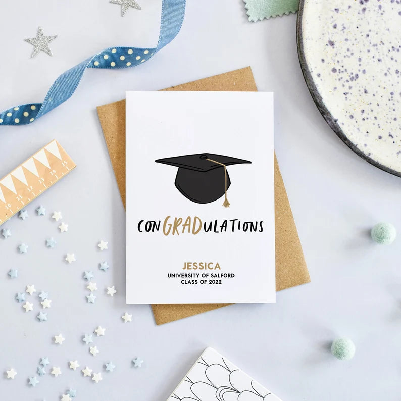 Personalised Graduation Card ConGRADulations