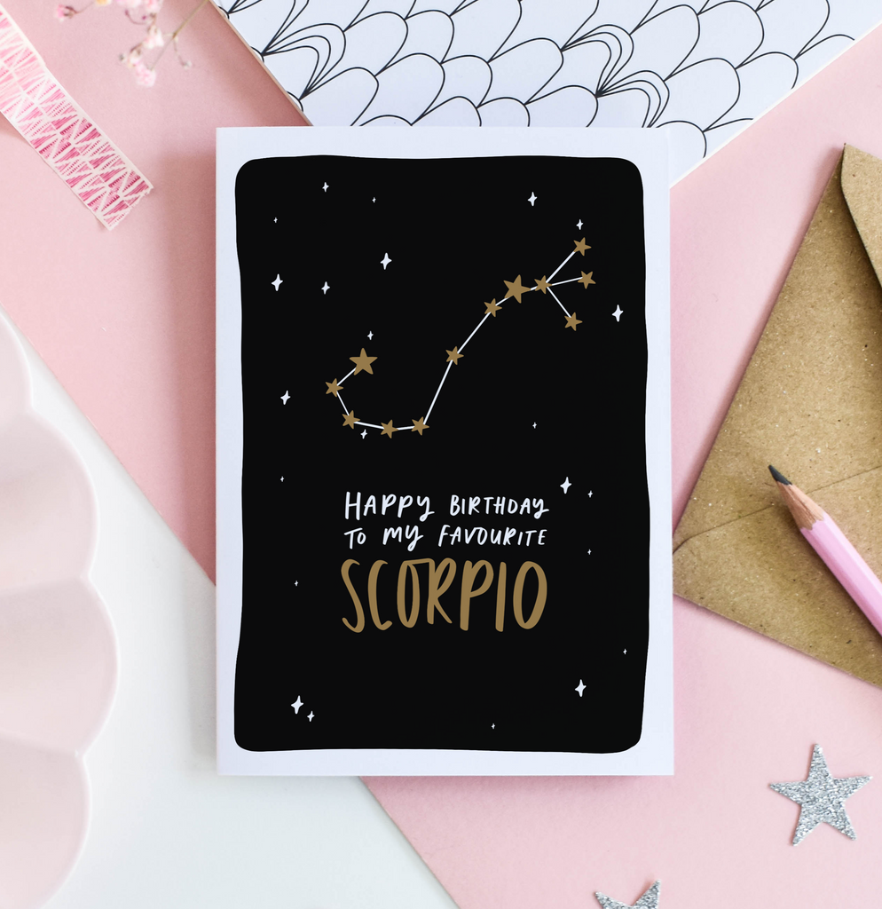 Happy Birthday to my favourite Scorpio birthday card
