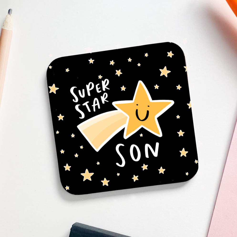 Superstar Son Coaster Gift For Son