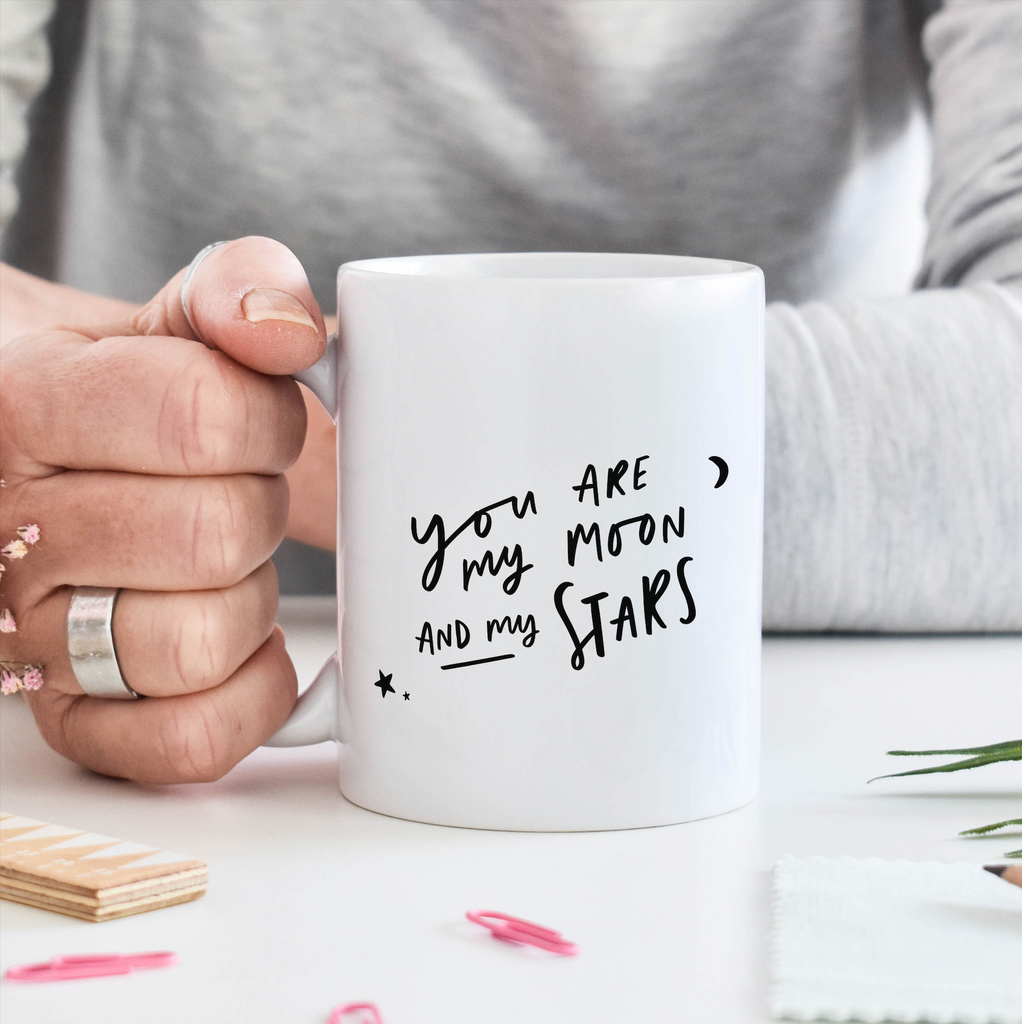 "You Are My Moon And My Stars" Personalised Mug