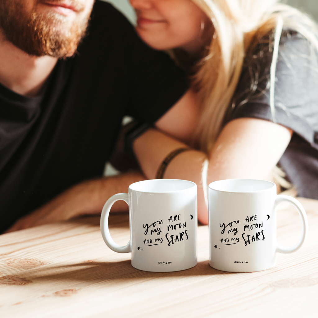 "You Are My Moon And Stars" Personalised Mug