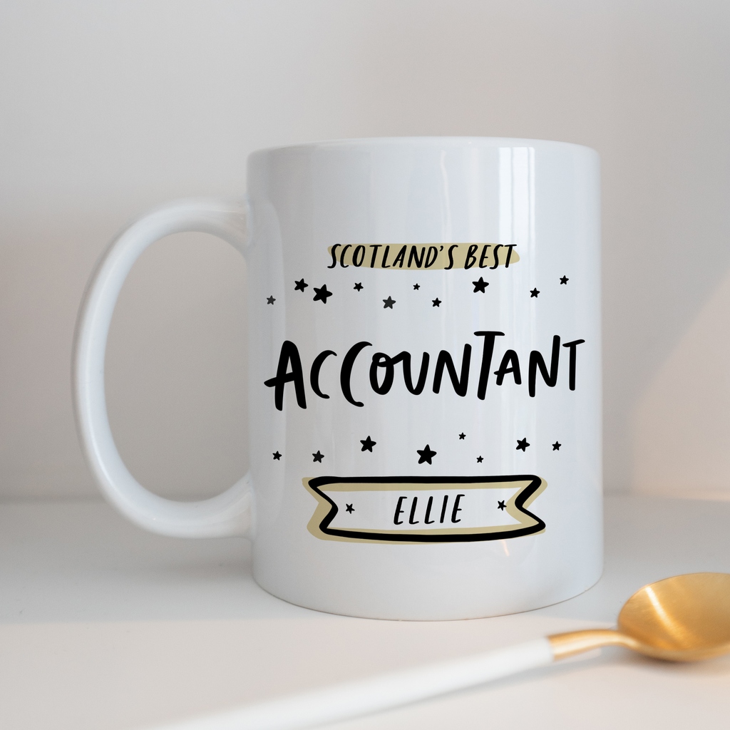 Personalised mug Best Accountant gift