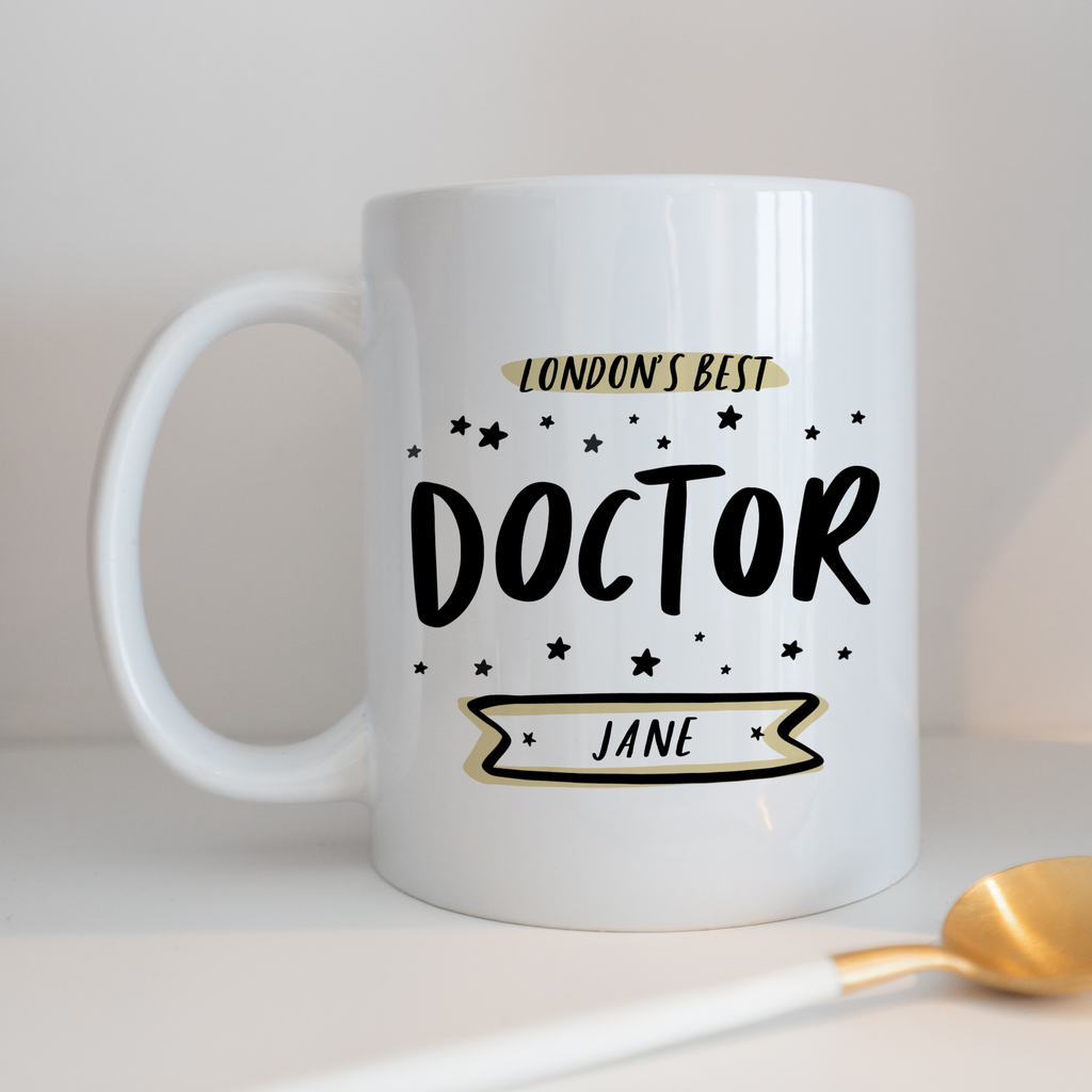 Personalised mug Best Doctor gift 11oz Ceramic Mug