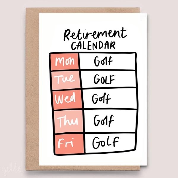 Funny Retirement Greeting Card - Studio Yelle