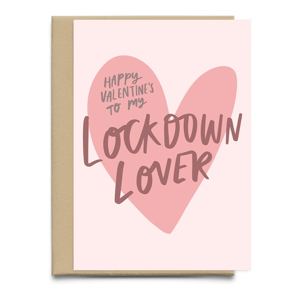 Happy Valentine's To My Lockdown Lover Valentine's Day Card - Studio Yelle