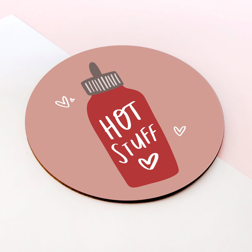 Hot Stuff Round Coaster - Studio Yelle