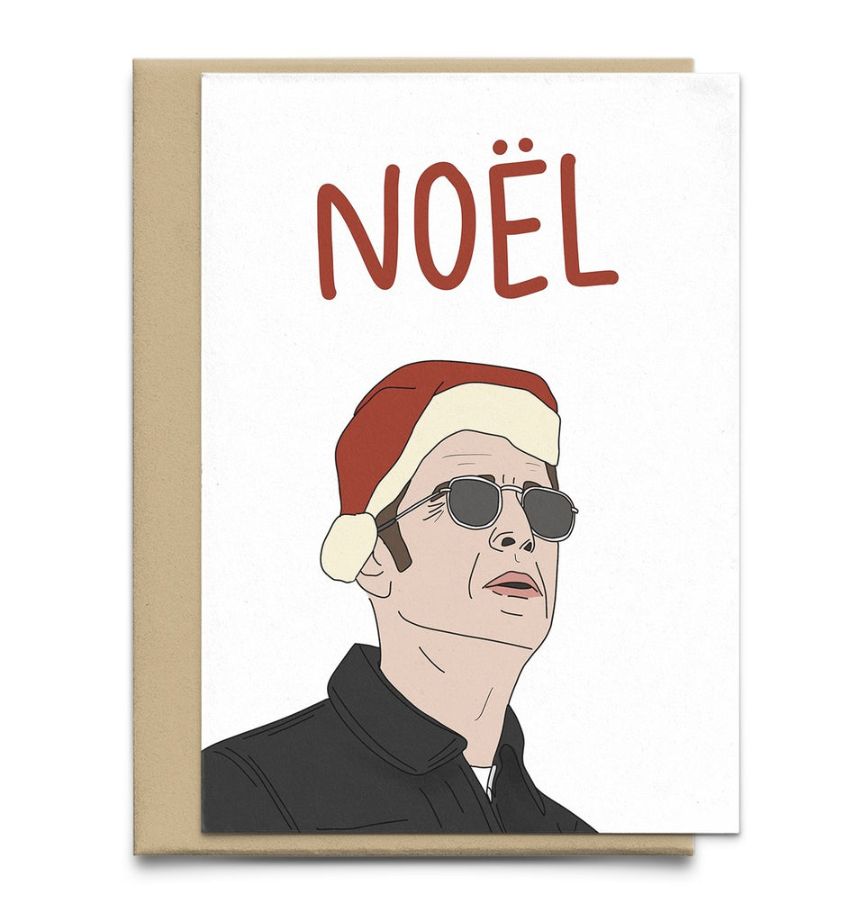 Noël Funny Noel Gallagher Christmas Card - Studio Yelle