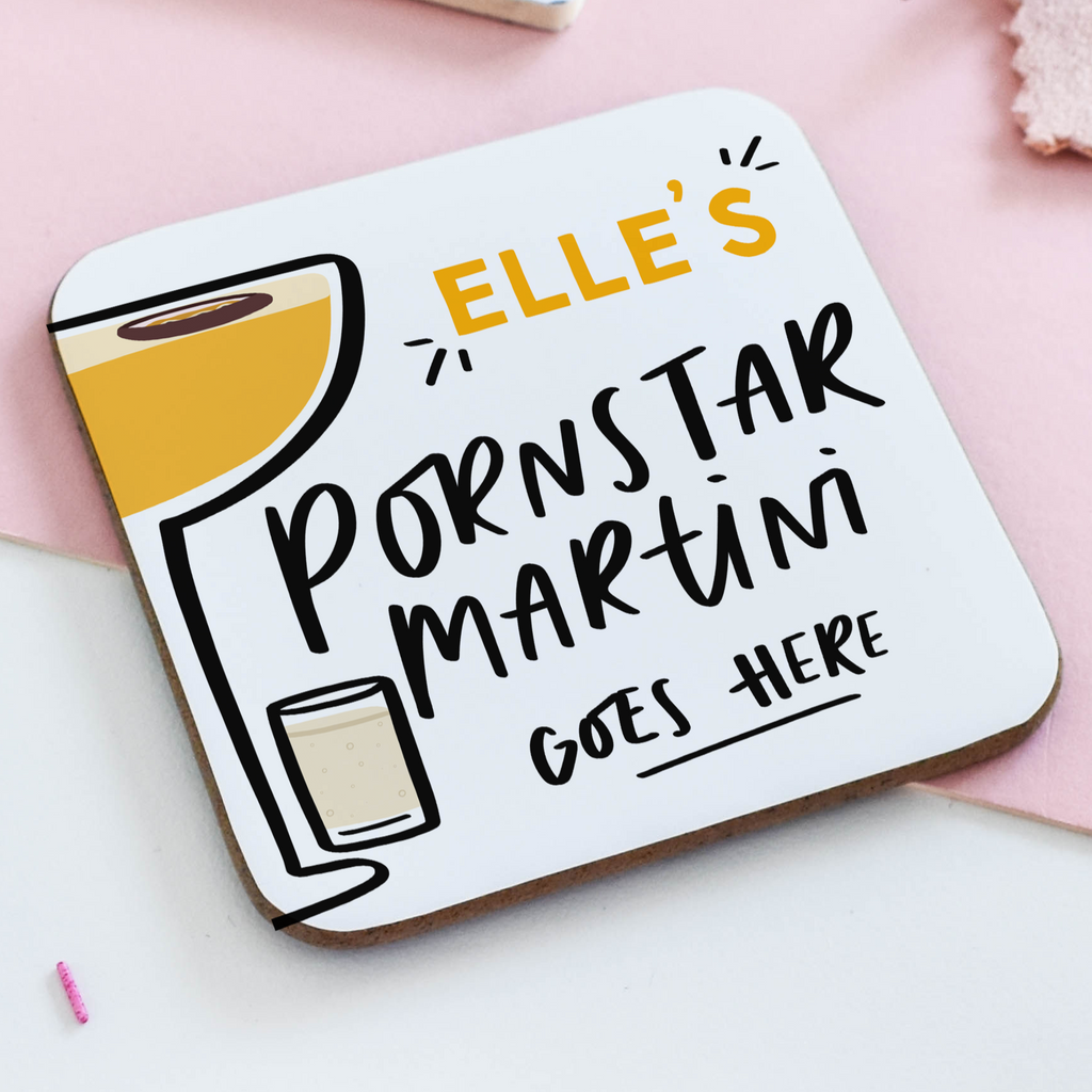 Personalised Pornstar Martini Lover Coaster 